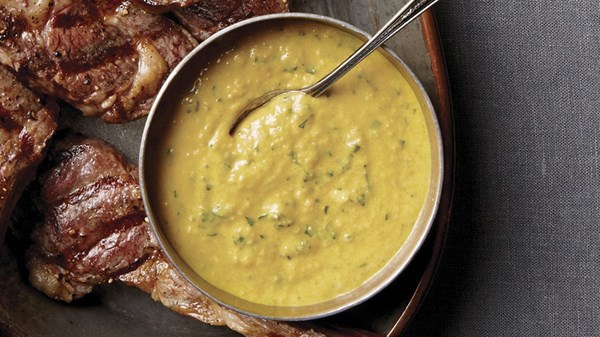 Roasted yellow pepper pesto