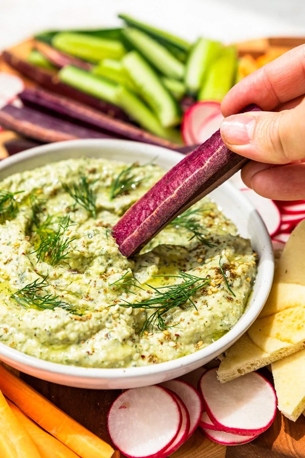 Roasted zucchini dip