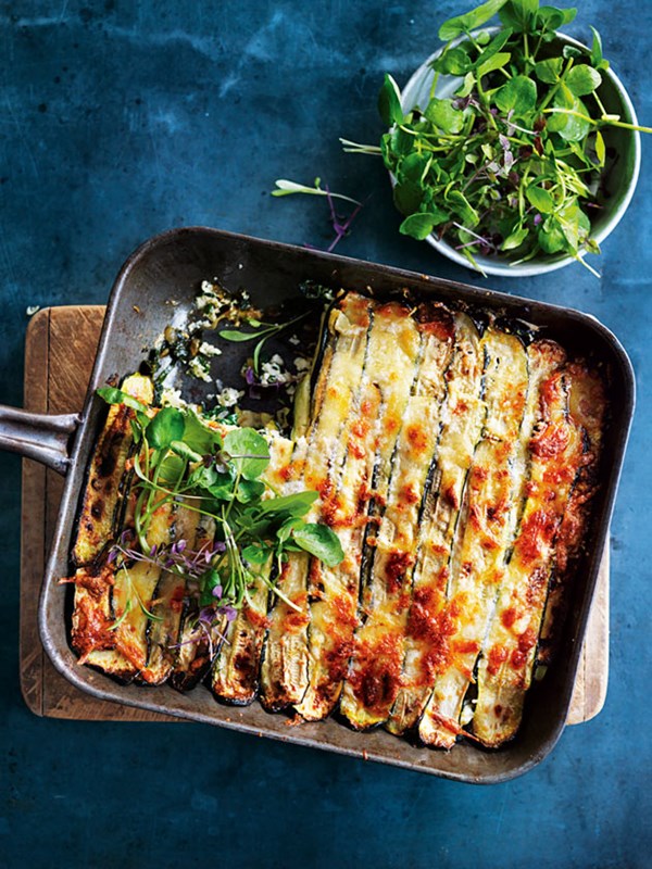 Roasted zucchini lasagne