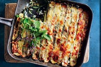 Roasted zucchini lasagne