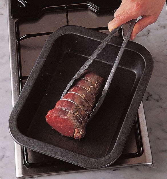 Roasting a whole fillet of beef