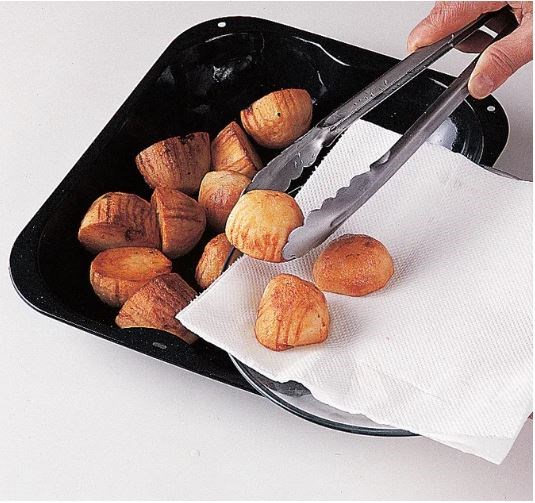 Roasting potatoes