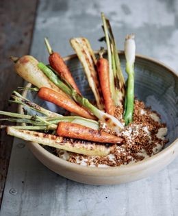 Robata garden in quinoa soil