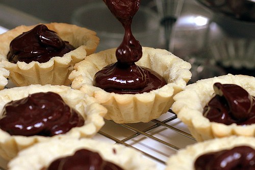 Robert Linxe's chocolate tart