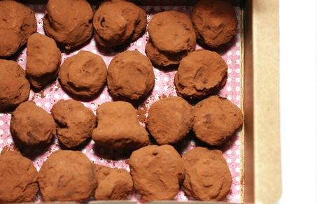 Robert Linxe's chocolate truffles