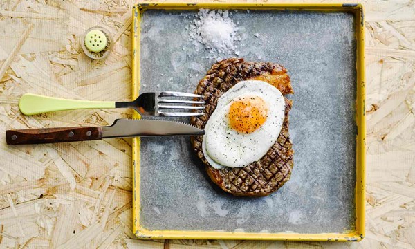 Robert Reid’s steak and eggs