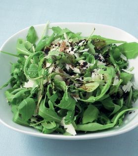 Rocket, balsamic and Parmesan salad