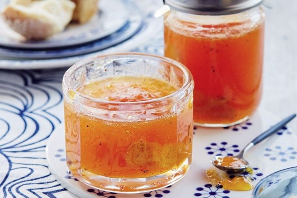 Rockmelon, lemon and white pepper jam