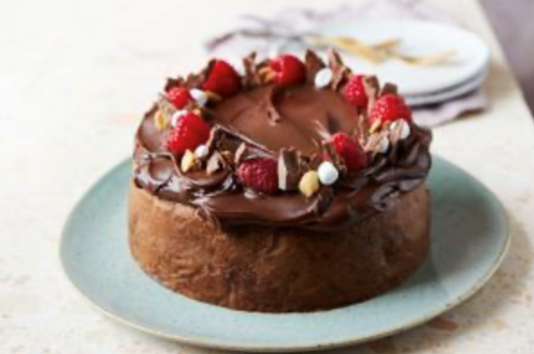 Rocky road chocolate cake