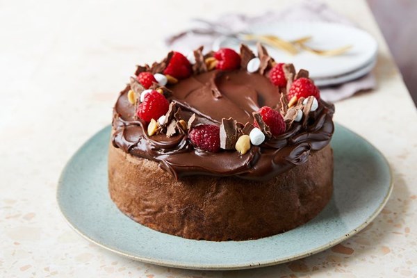 Rocky road chocolate cake