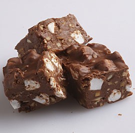 Rocky road fudge