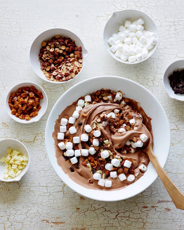 Rocky road ice cream