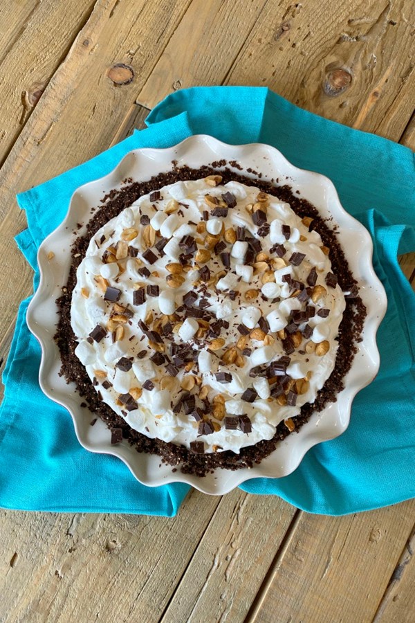 Rocky road pie