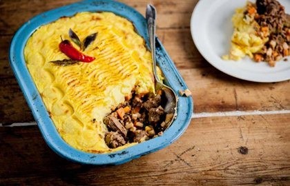 Rogan josh shepherd's pie