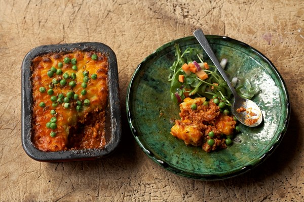 Rogan josh shepherd's pie