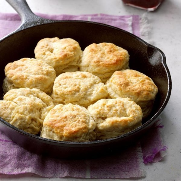 Rolled buttermilk biscuits