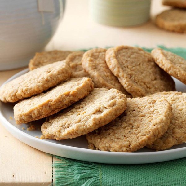 Rolled oat cookies