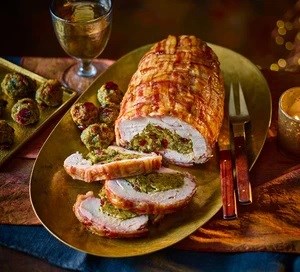 Rolled turkey breast