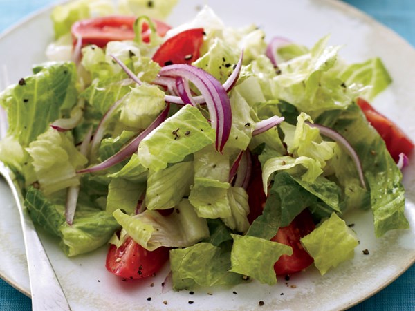 Romaine and tomato salad [Jordan Carroll]