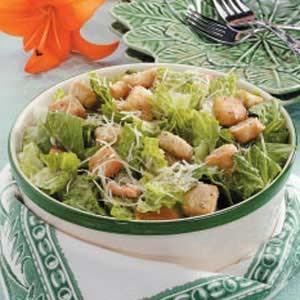 Romaine Caesar salad