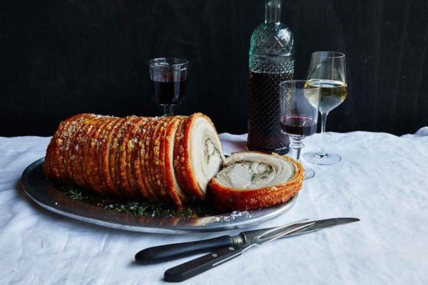 Roman castles pork (Porchetta castelli Romani)