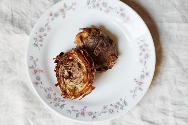 Roman Jewish-style artichokes (Carciofi alla giudia)