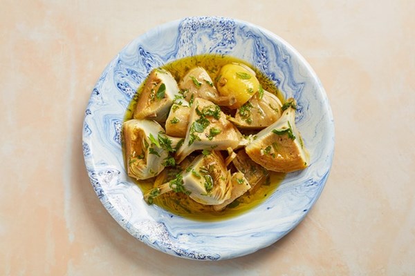 Roman-style artichokes (Carciofi alla Romana)