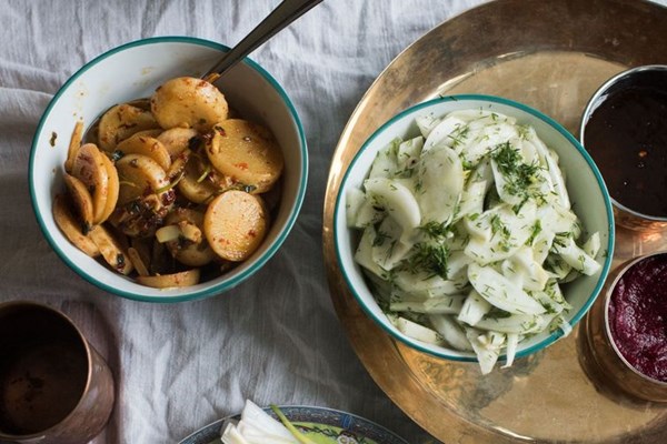 Romy Gill's spicy turnips