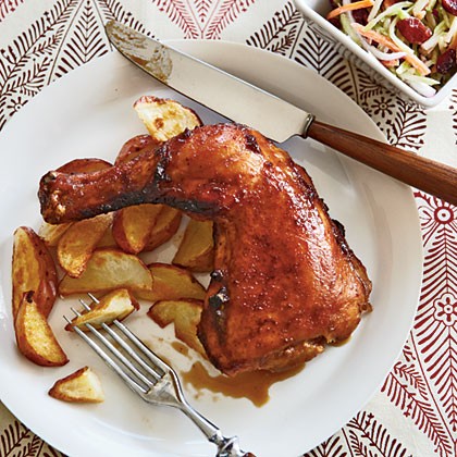 Root beer-can chicken