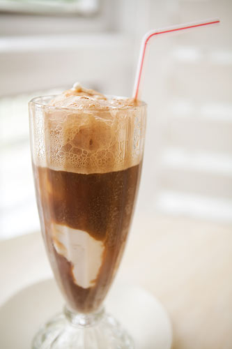 Root beer float