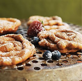 Root beer funnel cakes