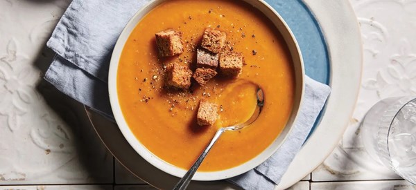 Root vegetable bisque