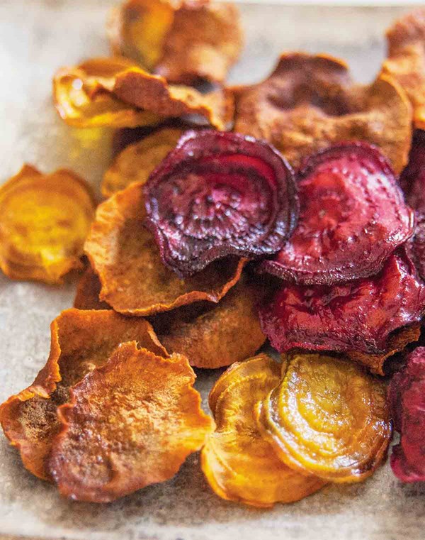 Root vegetable chips