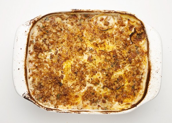 Root vegetable gratin