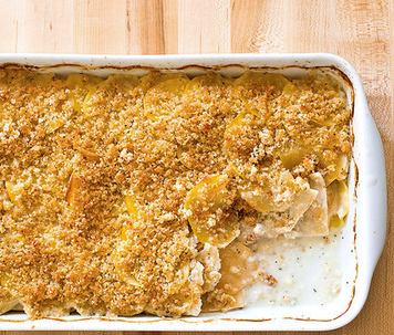 Root vegetable gratin