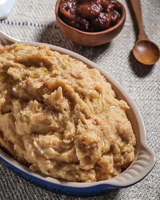 Root vegetable mash