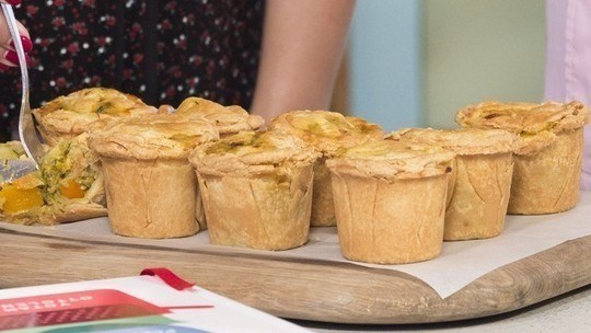 Root vegetable pies