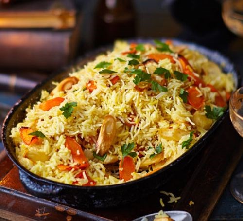 Root vegetable rice