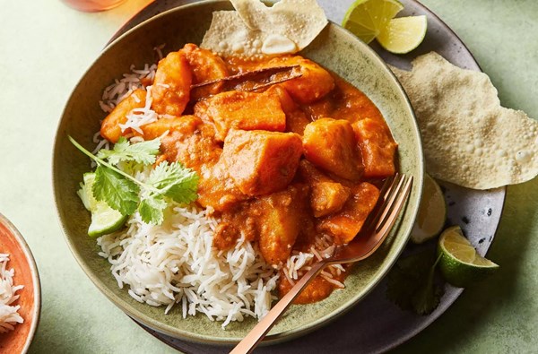 Root vegetable rogan josh