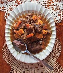 Root vegetable stew (Tzimmes)