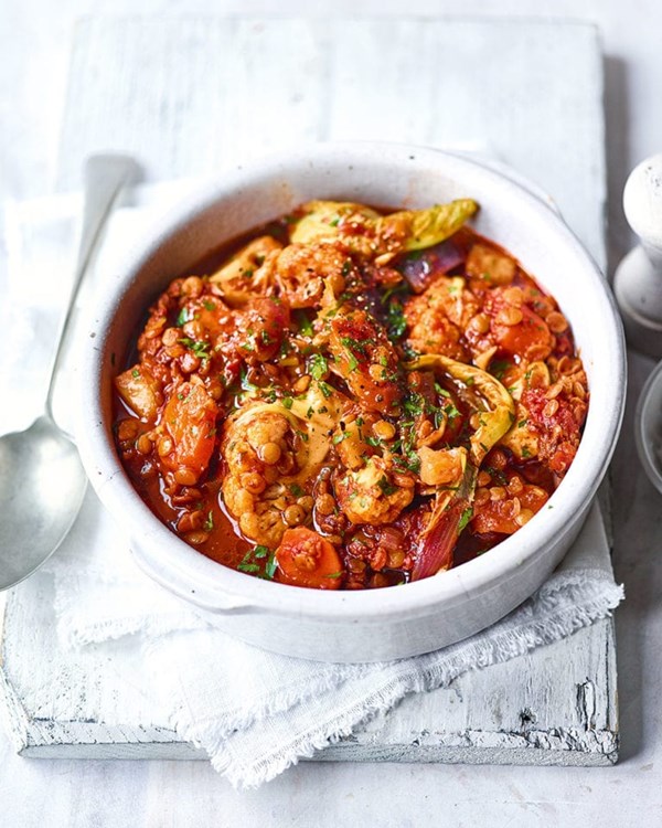 Root vegetable tagine