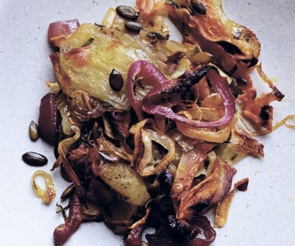 Root vegetable tangle