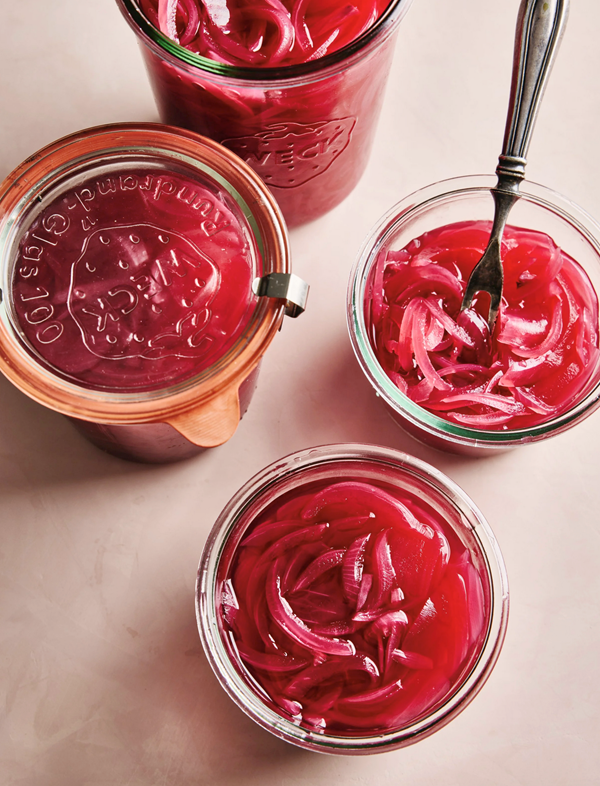 Roots & Spoon pickled red onions