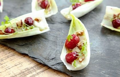 ￼Roquefort and cranberry endives