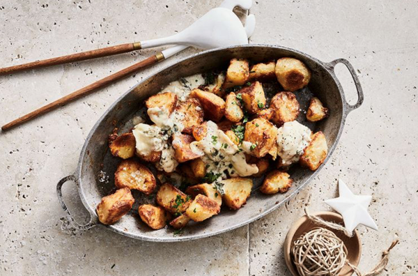 Roquefort roast potatoes