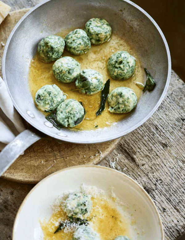 Rosa's spinach and ricotta gnudi