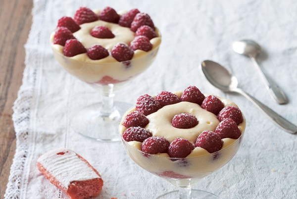 Rose & raspberry tiramisù