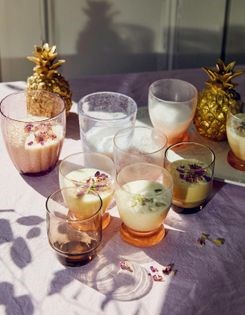 Rose & saffron lassi (Kesar lassi)