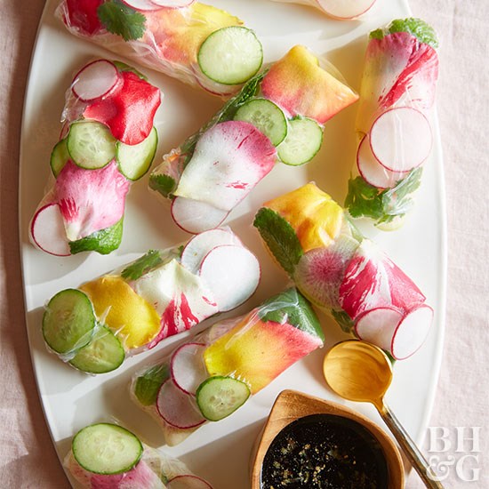 Rose dipping sauce