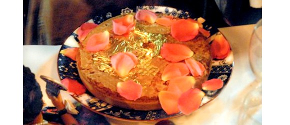 Rose geranium cardamom cake [Ragnhild Langlet]